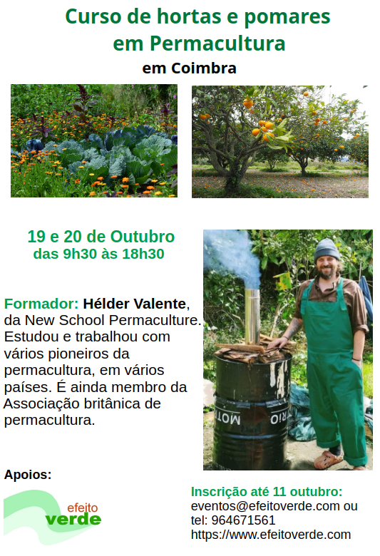 Curso de hortas e pomares